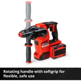 EINHELL Professional Akku-Bohrhammer HEROCCO 36/28, 36Volt (2x18Volt) rot/schwarz, ohne Akku und Ladegerät