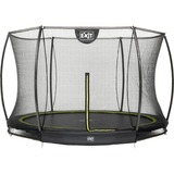 Exit Toys Trampolin Silhouette Ground, Fitnessgerät schwarz, rund, 305 cm Durchmesser, inkl. Sicherheitsnetz