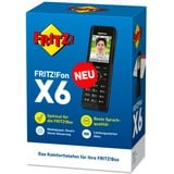 FRITZ!  Fon X6, analoges Telefon schwarz