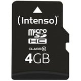 Intenso microSDHC 4 GB, Speicherkarte Class 10