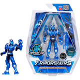 MGA Entertainment Armorsaurs - Triceratops Pilot (TJ) Actionfigur, Spielfigur 9,5 cm