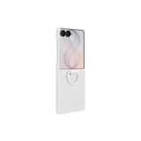 Samsung Silicone Ring Magnet Case, Handyhülle creme, für Galaxy Z Flip8