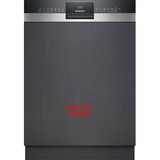 Siemens SN53HS10TE iQ300, Spülmaschine edelstahl (gebürstet)/schwarz, 60 cm, Home Connect
