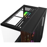 Thermaltake View 380 XL WS ARGB , Tower-Gehäuse schwarz/holz, Tempered Glass x 2, Holz-Struktur