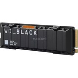 WD Black SN850 NVMe SSD 2 TB schwarz, PCIe 4.0 x4, NVMe, M.2 2280, Kühlkörper