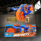 ZURU XSHOT Insanity - Motorized Blitz Hammer, Dartblaster 