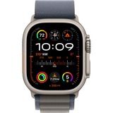 Apple Watch Ultra 2, Smartwatch dunkelblaugrau, 49 mm, Alpine Loop, Titangehäuse, Cellular