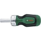 Bosch Heimwerken & Garten Stubby Bit Ratschenschraubendreher + 6 Bits  grün/schwarz, 7-teilig 