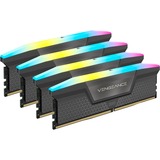 Corsair DIMM 64 GB DDR5-6600 (4x 16 GB) Quad-Kit, Arbeitsspeicher schwarz, CMH64GX5M4B6600C32, Vengeance RGB, INTEL XMP