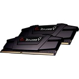 G.Skill DIMM 16 GB DDR4-4600 (2x 8 GB) Dual-Kit, Arbeitsspeicher schwarz, F4-4600C19D-16GVKE, Ripjaws V, INTEL XMP
