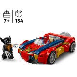 LEGO 76336 Marvel Super Heroes Spider-Man Auto vs. Venomized Wolverine, Konstruktionsspielzeug 