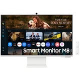 Samsung S32FM801UU, LED-Monitor 80 cm (32 Zoll), weiß, UltraHD/4K, VA, HDMI, USB-C, Lautsprecher