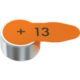 TestA Hörgerätebatterie Hearing Aid Zinc Air 13, PR48 6 Stück, Größe 13