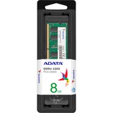 ADATA SO-DIMM 8 GB DDR4-3200  , Arbeitsspeicher grün, AD4S32008G22-SGN, Premier, INTEL XMP