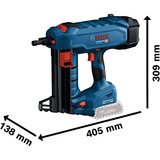 Bosch Akku-Betonnagler BITURBO GNB 18V-38 Professional, 18Volt blau/schwarz, 2x Akku ProCORE18V 4,0Ah, XL-BOXX