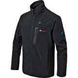 Bosch Heat+Jacket GHJ 12+18V Kit Größe M, Arbeitskleidung schwarz, inkl. Ladeadapter GAA 12V-21, 1x 12-Volt-Akku