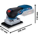 Bosch Professional Akku-Schwingschleifer GSS 18V-13 Professional solo blau/schwarz, ohne Akku und Ladegerät