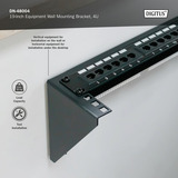 Digitus 19 Zoll Equipment-Wandhalterung 4 HE schwarz