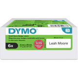 Dymo LabelWriter ORIGINAL Namensschilder klein, 41 x 89 mm, Etikett 6 Rollen mit je 300 Etiketten