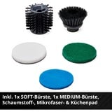 EINHELL Power X-Change Akku-Oberflächenbürste PICOBELLA 18/90, 18Volt, Unkrautentferner rot/schwarz, ohne Akku und Ladegerät