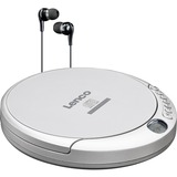 Lenco CD-201SI, CD-Player silber, CD-R/RW, MP3