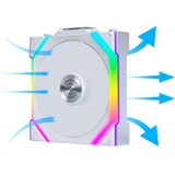 Lian Li UNI FAN SL120 Wireless, Gehäuselüfter weiß, 3er-Pack inkl. Controller, 124.5 mm