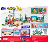 Mattel MEGA Pokémon Trainingsstadion, Konstruktionsspielzeug mit 5 Actionfiguren, 1101 Teile