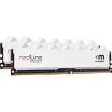Mushkin DIMM 16 GB DDR4-3200 (2x 8 GB) Dual-Kit, Arbeitsspeicher weiß, MRD4E320EJJP8GX2, Redline ECC White