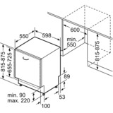 Neff S155ECX01E N50, Spülmaschine 60 cm, Home Connect