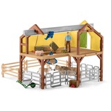 Schleich Farm World Bauernhaus mit Stall und Tieren, Spielfigur 