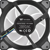 Thermaltake Riing Quad 14 RGB Radiator Fan TT Premium Edition Single Fan Pack, Gehäuselüfter schwarz, Single Pack, ohne Controller