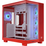 Thermaltake View 380 XL TG ARGB , Tower-Gehäuse rot, Tempered Glass x 2