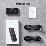 UGREEN US216 USB 3.0 KVM Switch 2PC 2-In 4-Out Umschaltbox, USB-Switch 