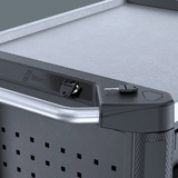 Wera 9706 Tool Rebel Werkstattwagen Stainless 2, mit Bestückung, Werkzeugwagen schwarz/silber, 191-teilig, im exklusiven Tool Rebel Design