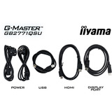 iiyama G-Master GB2771QSU-B1 Red Eagle, Gaming-Monitor 68.6 cm (27 Zoll), schwarz (matt), QHD, Fast-IPS, HDMI, DP, G-Sync komp., USB-Hub, 200Hz Panel