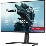 iiyama G-Master GB2771QSU-B1 Red Eagle, Gaming-Monitor 68.6 cm (27 Zoll), schwarz (matt), QHD, Fast-IPS, HDMI, DP, G-Sync komp., USB-Hub, 200Hz Panel