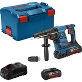 Bosch Akku-Bohrhammer GBH 36 VF-LI Plus Professional blau/schwarz, 2x Li-Ionen Akku 6,0Ah, in L-BOXX