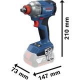 Bosch Akku-Schlagschrauber GDX 18V-285 Professional solo, 18Volt blau, ohne Akku und Ladegerät, in L-BOXX