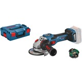 Bosch Akku-Winkelschleifer BITURBO GWS 18V-15 SC solo blau/schwarz, ohne Akku und Ladegerät, Bluetooth Modul, in L-BOXX