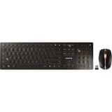 CHERRY DW 9100 SLIM, Desktop-Set schwarz/bronze, EU-Layout (QWERTY), SX-Scherentechnologie