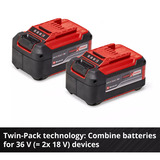 EINHELL PXC-Starter-Kit 5,2 Ah, Set schwarz/rot