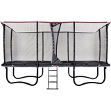 Exit Toys Trampolin PeakPro, Fitnessgerät schwarz, rechteckig, 305 x 519 cm, inkl. Sicherheitsnetz und Leiter