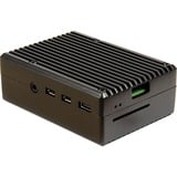 Inter-Tech ODS-716 für Raspberry Pi 4B, Gehäuse schwarz, für Raspberry Pi 4 Modell B