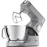 Kenwood Titanium Chef Baker Küchenmaschine KVC85.124SI silber, 1.200 Watt, integrierte Waage, Timer, Patisserie-Set, Mixaufsatz