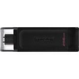 Kingston DataTraveler 70 256 GB, USB-Stick schwarz, USB-C 3.2 (5 Gbit/s)