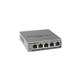 Netgear GS105E v2, Switch grau