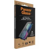 PanzerGlass Bildschirmschutz, Schutzfolie transparent/schwarz, iPhone 13 | 13 Pro