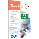 Peach Laminierfolie A4 80mic PPR080-02, Folien glänzend, 25 Stück