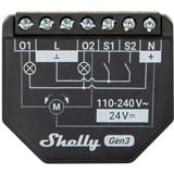 Shelly 2PM Gen3, Relais schwarz, 2 Kanäle, 4er Pack