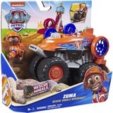Spin Master Paw Patrol Rescue Wheels - Zumas Monstertruck mit Geschoss-Abwurf und Hundefigur Zuma, Spielfahrzeug 